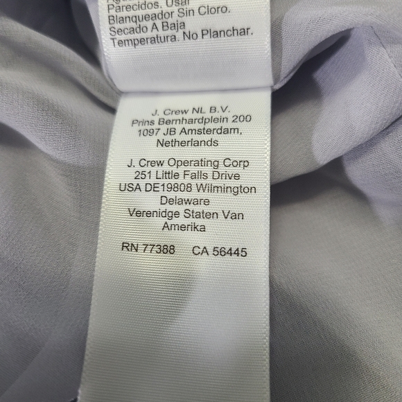 J. Crew Midi Marcia Pleated Silver Skirt NWT Size Med - Picture 11 of 12